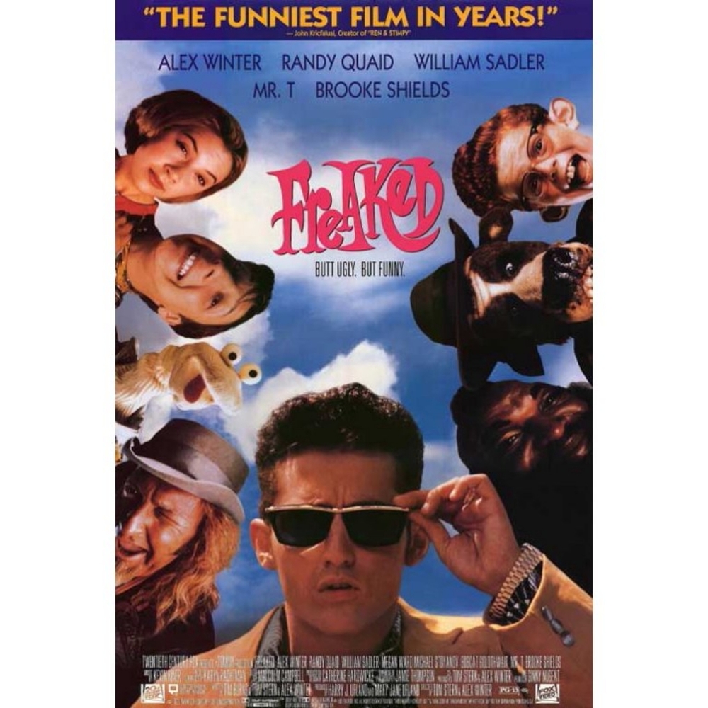 Rare FREAKED (1993) movie poster